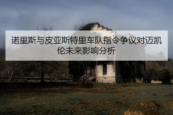 诺里斯与皮亚斯特里车队指令争议对迈凯伦未来影响分析